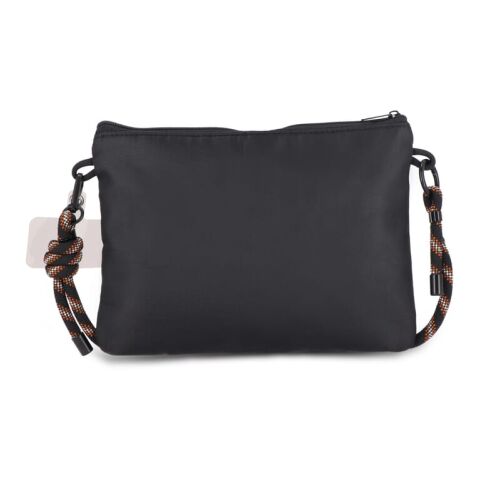 Pochette compacte avec sangle en paracorde pour une portabilité facile. Noir | sans marquage | non disponible | non disponible