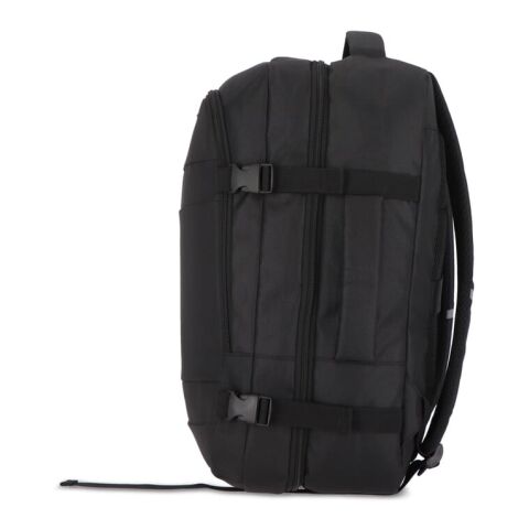 Sac à dos de nuit 22L en R-PET 600D Noir | sans marquage | non disponible | non disponible