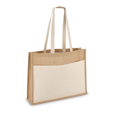 Sac fourre-tout en jute OEKO-TEX® 45 x 12 x 35cm 320g/m² Ecru | sans marquage | non disponible | non disponible