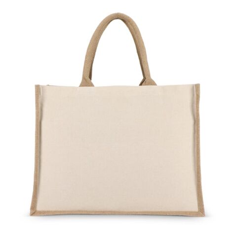 Jute-Cotton Sac fourre-tout OEKO-TEX® 42,5 x 19 x 32cm 320g/m² Beige