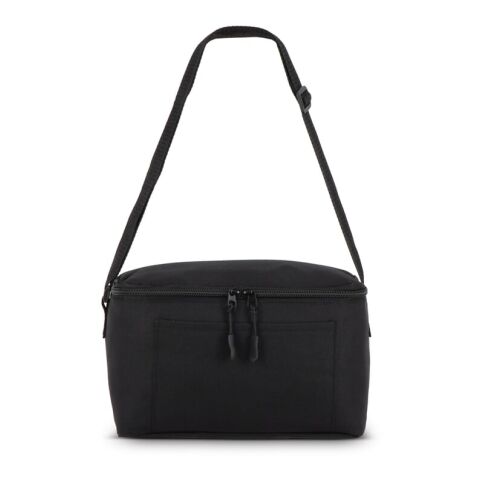Sac isotherme R-PET 600D pour 6 canettes 25 x 14,5 x 15,5 cm 5 L Noir | sans marquage | non disponible | non disponible