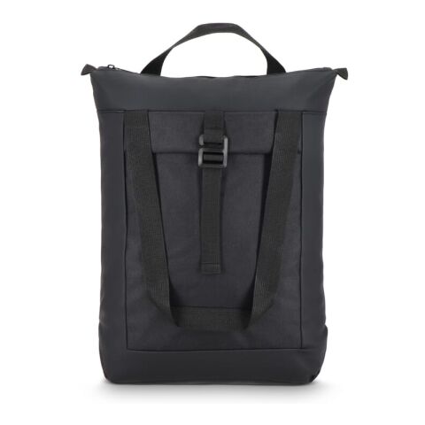 Sac à dos pour ordinateur portable rPET 600D Navi 36 x 40 x 10 cm Noir
