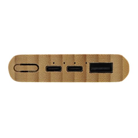 Batterie externe Bamboo 5000 mAh Nature | sans marquage | non disponible | non disponible
