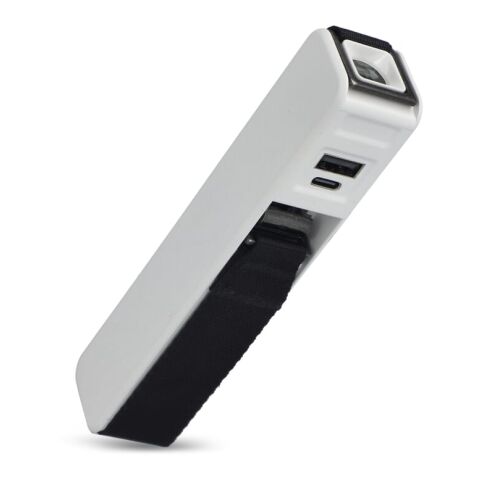 Powerbank 5-en-1 - Balance de Lugage - Lampe de poche - Règle - Thermomètre Blanc | sans marquage | non disponible | non disponible