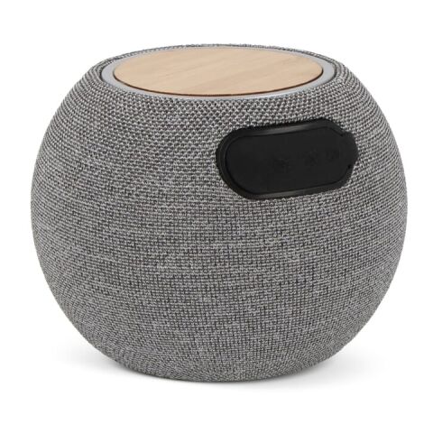 Enceinte 5W et chargeur sans fil 15W R_PET &amp; Bambou Gris | sans marquage | non disponible | non disponible | non disponible