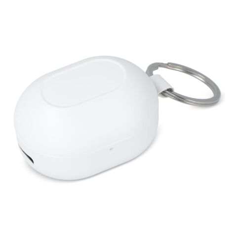 Mini oreillettes sans fil taille porte-clés Blanc | sans marquage | non disponible | non disponible
