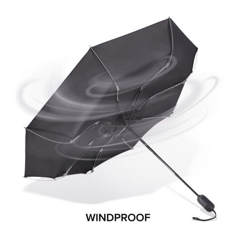 Parapluie Deluxe réversible 23” avec ouverture/fermeture automatique Noir | sans marquage | non disponible | non disponible | non disponible