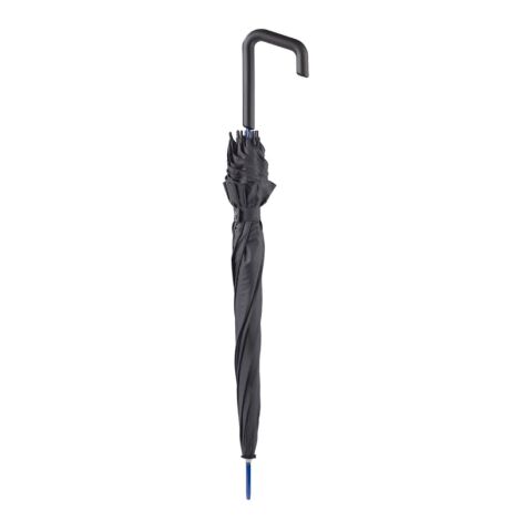 Parapluie canne 23” à ouverture automatique Noir-Bleu / Blanc | sans marquage | non disponible | non disponible | non disponible