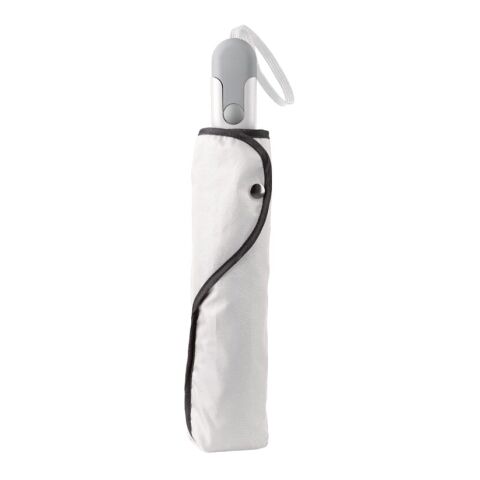 Parapluie pliable 22” à ouverture automatique Blanc | sans marquage | non disponible | non disponible | non disponible