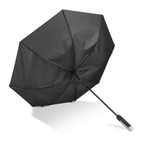 Emerantia 190T Pongee 23" Parapluie Stick Auto open Noir | sans marquage | non disponible | non disponible