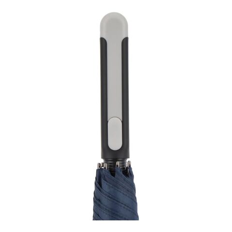 Emerantia 190T Pongee 23" Parapluie Stick Auto open Bleu foncé | sans marquage | non disponible | non disponible