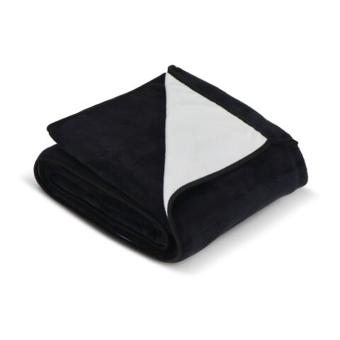 Couverture en polaire corail thermocollée 120 x 150 cm (500 g/m²) sublimation noir | sans marquage | non disponible | non disponible