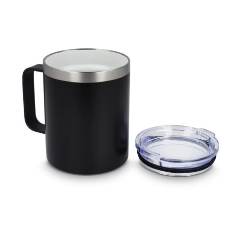 T-ceramic Mug thermo avec couvercle Danube 350ml Noir | sans marquage | non disponible | non disponible | non disponible
