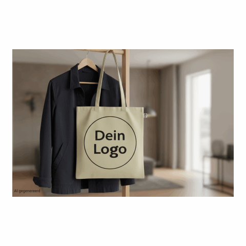 Sac shopping en coton organique vert | sans marquage | non disponible | non disponible | non disponible
