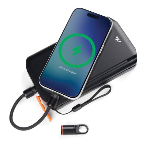 Câble mousqueton avec charge rapide 60W Nordic Drift Everest noir