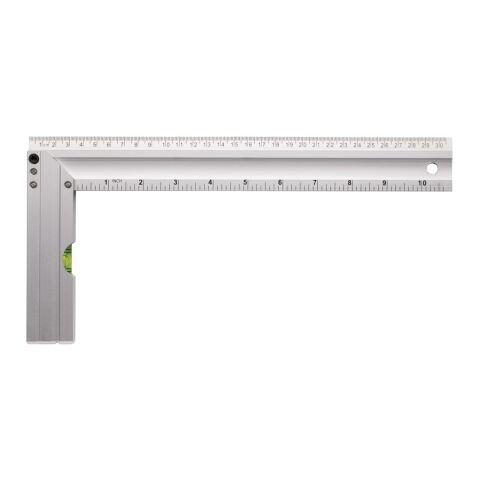 Règle 30cm avec niveau argent | sans marquage | non disponible | non disponible