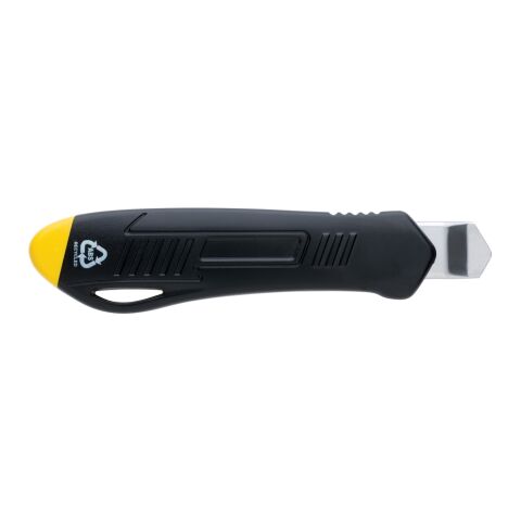 Cutter professionnel rechargeable en plastique recyclé RCS jaune | sans marquage | non disponible | non disponible
