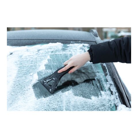 Grattoir à glace 3 en 1 en plastique recyclé RCS Polard noir | sans marquage | non disponible | non disponible