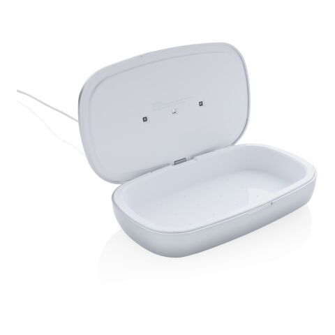 Boîte de stérilisation UV-C avec chargeur sans fil 5W Rena gris | sans marquage | non disponible | non disponible
