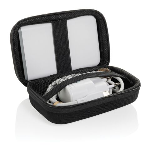 Set de 3 chargeurs 20W et type C en PET recyclé RCS Surge noir | sans marquage | non disponible | non disponible