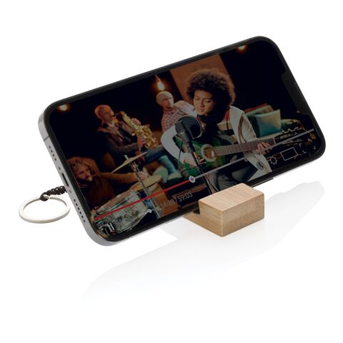 Support pour téléphone en bambou Standkey marron | sans marquage | non disponible | non disponible