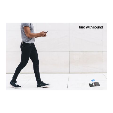 Porte-passeport en RCS avec géolocalisation Trackmate noir | sans marquage | non disponible | non disponible