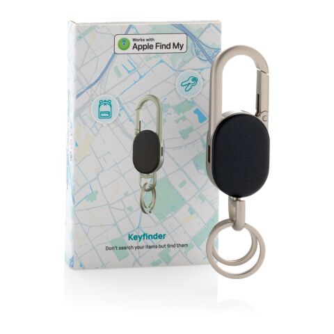Porte-clés avec géolocalisation et USB C Keyfinder noir-gris | sans marquage | non disponible | non disponible