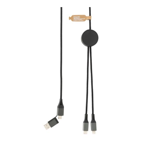 Câble 4 en 1 de 3 mètres en PET RCS Terra gris | sans marquage | non disponible | non disponible