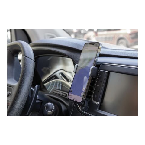 Support voiture en plastique recyclé RCS, Acar noir | sans marquage | non disponible | non disponible