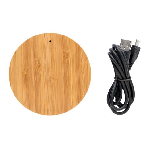 Chargeur à induction 5W Bamboo X marron | sans marquage | non disponible | non disponible