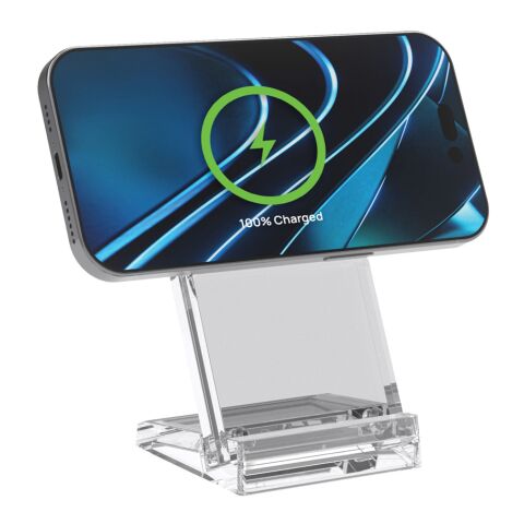 Support magnétique de recharge sans fil Magcharge 15W blanc | sans marquage | non disponible | non disponible