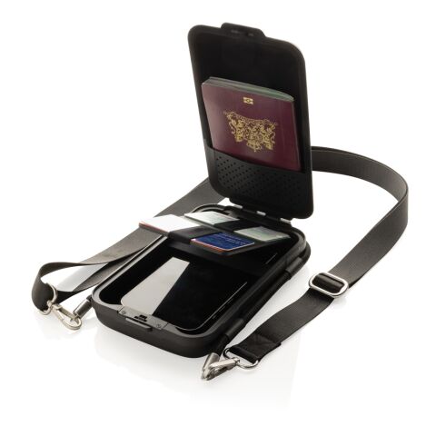 Étui de voyage rigide Swiss Peak OSLO RCS pour smartphone noir
