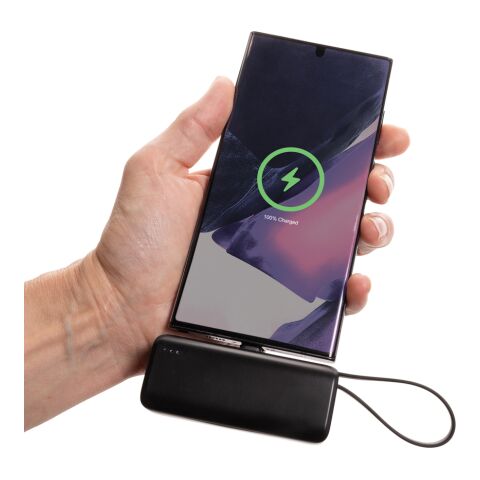 Powerbank 3000mAh en plastique RCS connexion USB C Powerlink noir | sans marquage | non disponible | non disponible