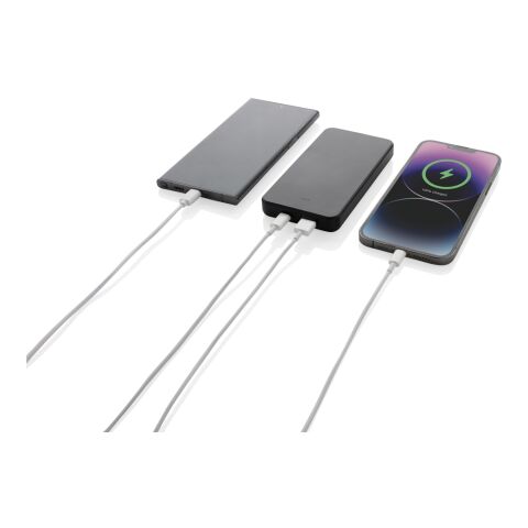 Powerbank 10.000mAh avec USB C en ABS recyclé RCS Boostcore noir | sans marquage | non disponible | non disponible