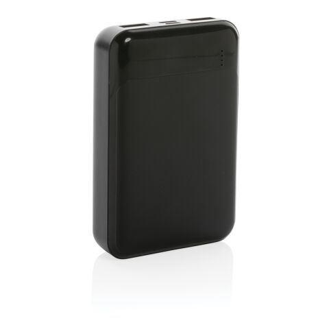 Batterie de secours 10.000 mAh en plastique recyclé RCS noir | sans marquage | non disponible | non disponible