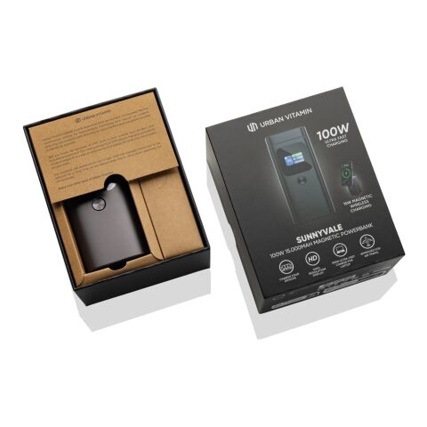 Powerbank magnétique 15.000mAh/100W Urban Vitamin Sunnyvale antracite | sans marquage | non disponible | non disponible