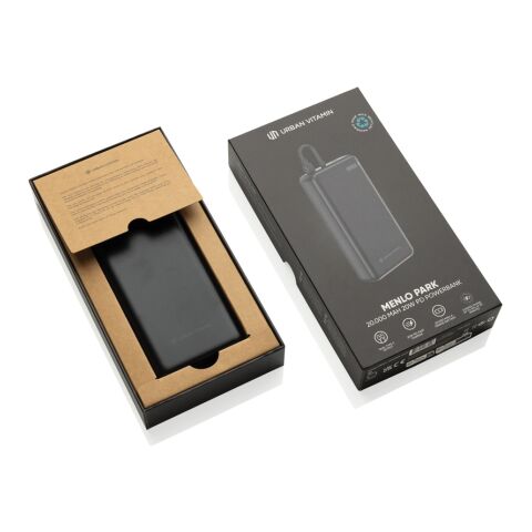 Powerbank 20.000mAh/20W en ABS RCS Urban Vitamin Menlo Park noir | sans marquage | non disponible | non disponible
