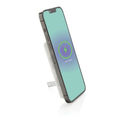 Powerbank 5000mAh et 5W en bambou et ABS RCS Zen blanc | sans marquage | non disponible | non disponible