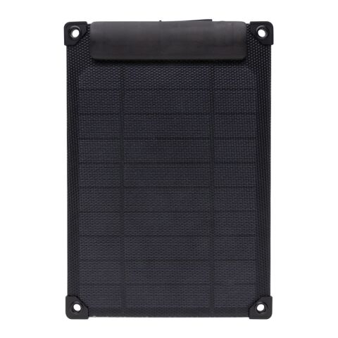 Panneau solaire portable en plastique recyclé 5W Solarpulse noir | sans marquage | non disponible | non disponible
