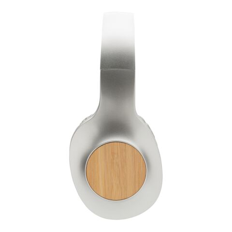 Casque audio en bambou Dakota gris-gris | sans marquage | non disponible | non disponible