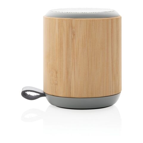 Enceinte sans fil 3W en bambou et tissu marron | sans marquage | non disponible | non disponible