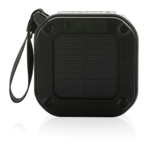 Enceinte 3W solaire en plastique recyclé RCS Sunwave noir | sans marquage | non disponible | non disponible