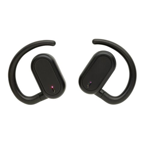 Écouteurs TWS à oreille ouverte en plastique RCS Fitsound noir | sans marquage | non disponible | non disponible