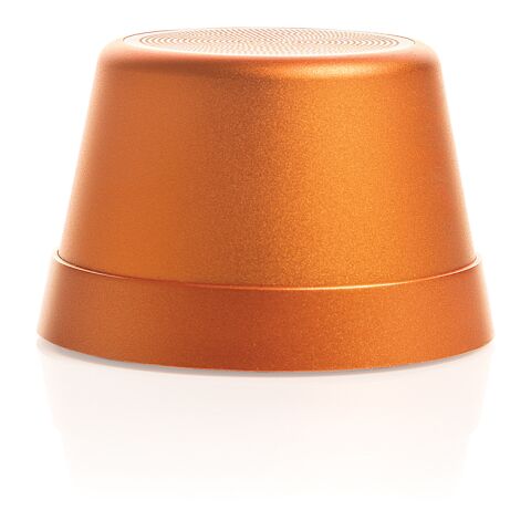 Haut-parleur magnétique 5W en aluminium recyclé RCS Nivio orange | sans marquage | non disponible | non disponible