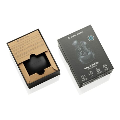 Écouteurs ENC en plastique RCS Urban Vitamin Santa Clara noir | sans marquage | non disponible | non disponible
