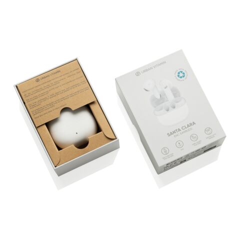 Écouteurs ENC en plastique RCS Urban Vitamin Santa Clara blanc | sans marquage | non disponible | non disponible