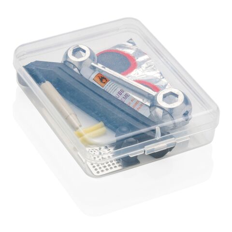 Kit de réparation vélo compact blanc-noir | sans marquage | non disponible | non disponible