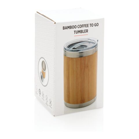 Tasse coffee to go en bambou marron | sans marquage | non disponible | non disponible