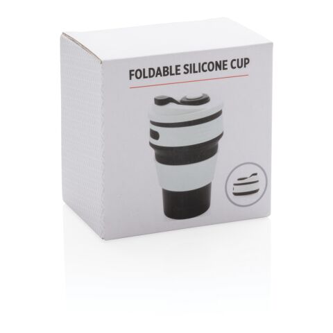 Mug en silicone pliable noir | sans marquage | non disponible | non disponible