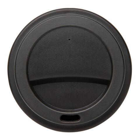Mug en PP recyclable avec couvercle à vis 350ml noir | sans marquage | non disponible | non disponible